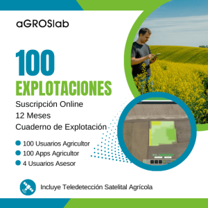 Suscripción Anual aGROSlab para 100 Explotaciones Agrícolas TSA