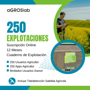 Suscripción Anual aGROSlab para 250 Explotaciones Agrícolas TSA