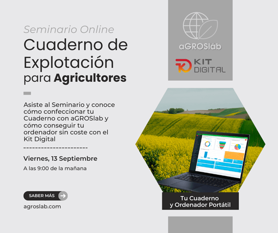 Seminario Online Kit Digital para Agricultores: Cuaderno y Ordenador SIN COSTE